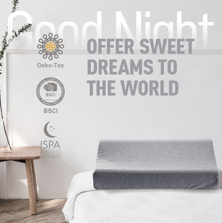 YZT-360 Hjemmeseng livmorhalspute Ergonomisk sovekomfortable minneputer i bomullsskum for lindring av nakkesmerter 15