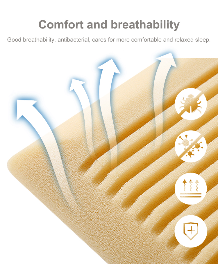 Customized YZT-359 China Manufacturer Good Price Modern Cool Soft Bed Pillows Anti-Pilling Cold Silicone Foam Pillow 17