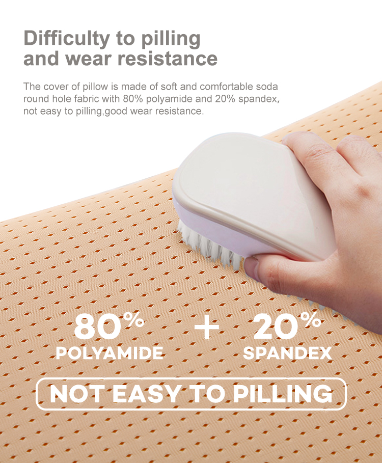 YZT-358 Cooling Massage Ergonomic Contour Neck Anti-Bacteria Silicone Bed Pillows for Sleeping Comfortable 13