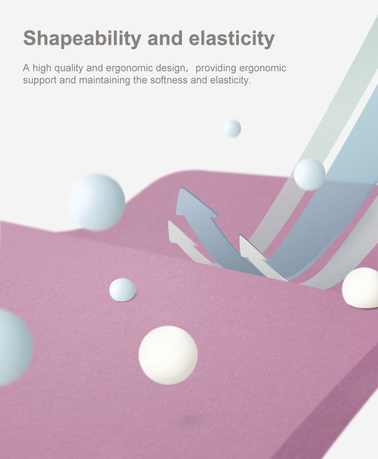 YZT-357 Factory Custom Ergonomic Orthopedic TPE Silica Gel Pillow Breathable Soft Silicon Pillow To Help Sleep 14