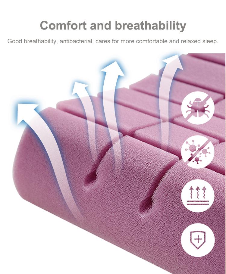 YZT-357 Factory Custom Ergonomic Orthopedic TPE Silica Gel Pillow Breathable Soft Silicon Pillow To Help Sleep 18