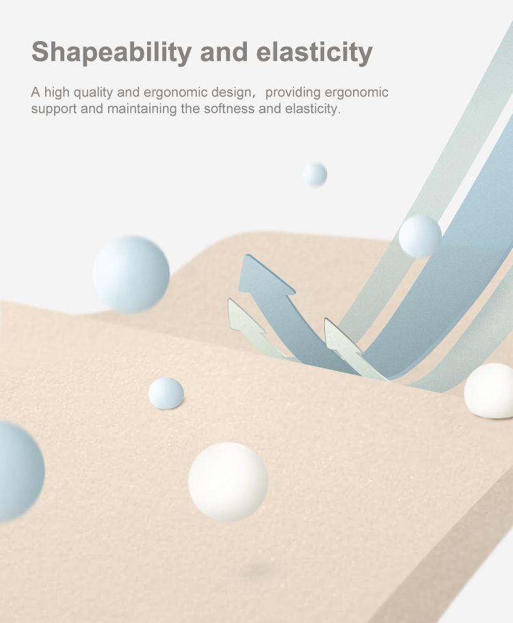 YZT-356 Comfortable For Sleeping Top Quality Breathable Silicone Pillow with Machine Washable - JLH Mattress 14