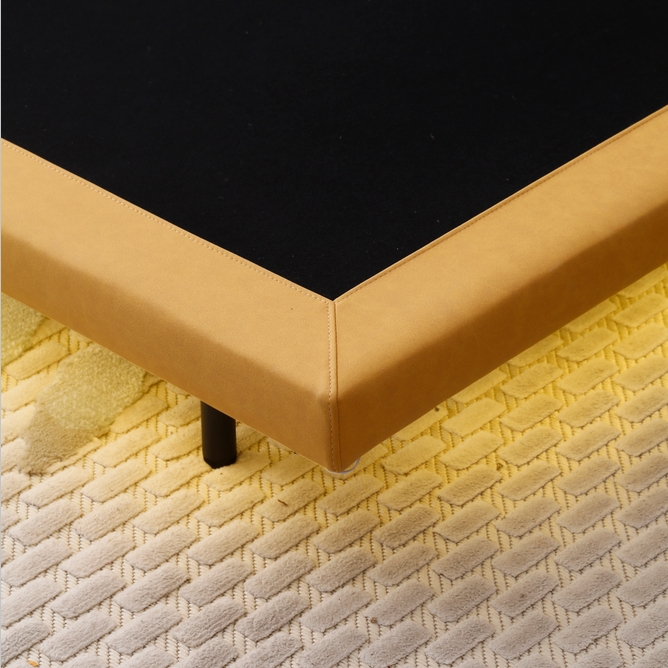 MB3693ZT Latest design queen king size high headboard luxury upholstered platform soft bed frame | JLH Mattress 10