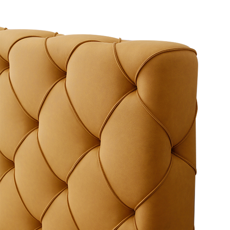 MB3693ZT Latest design queen king size high headboard luxury upholstered platform soft bed frame | JLH Mattress 9
