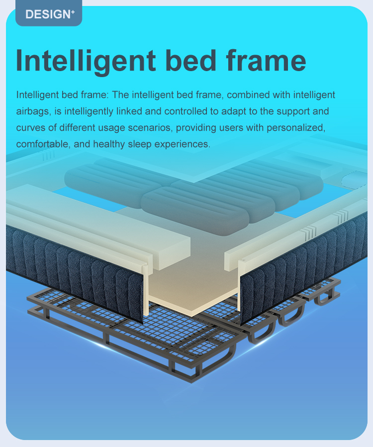 00PH-02 Custom Reclining Luxury Mattress Memory Foam Factory Supply AI Sleep Electric Adjustable Smart Bed Mattress 17