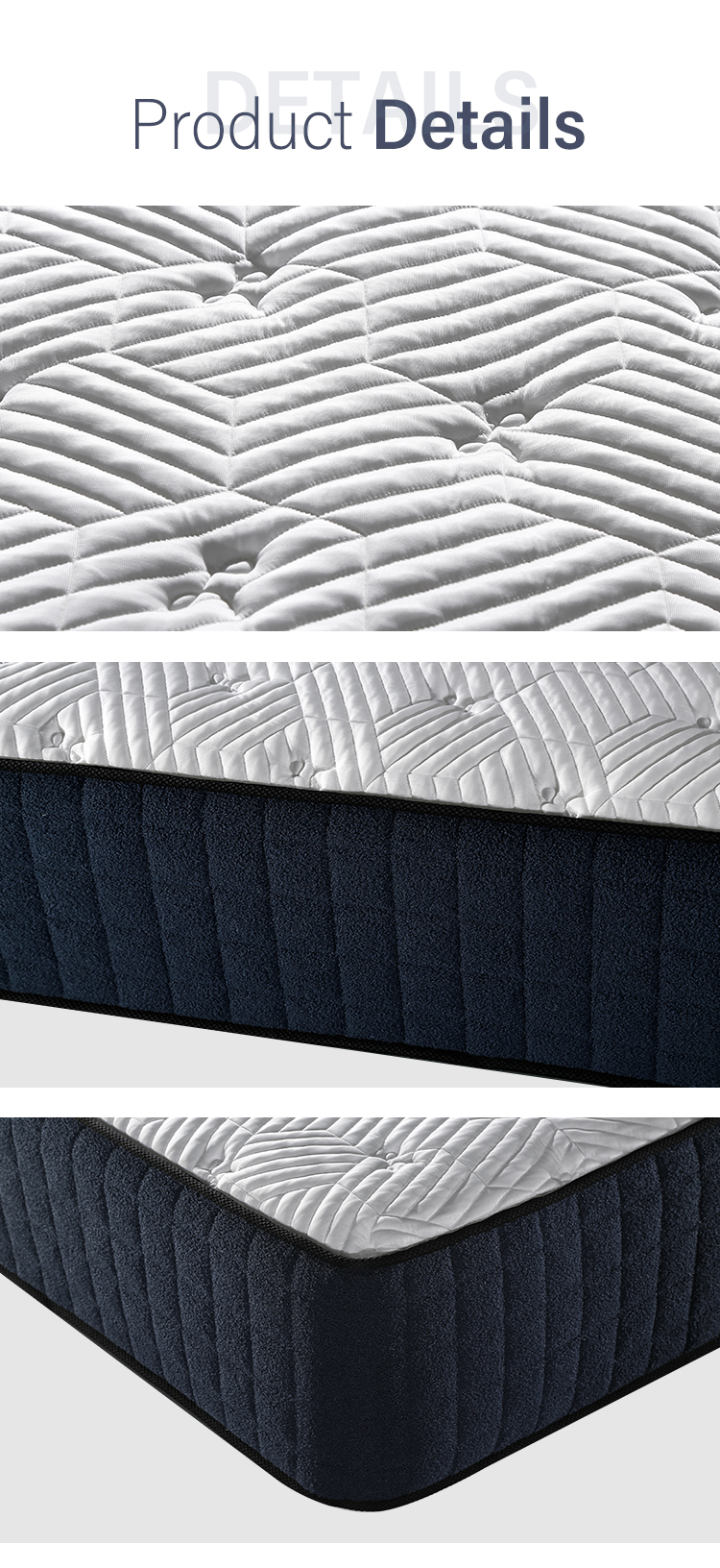 00PH-02 Custom Reclining Luxury Mattress Memory Foam Factory Supply AI Sleep Electric Adjustable Smart Bed Mattress 18