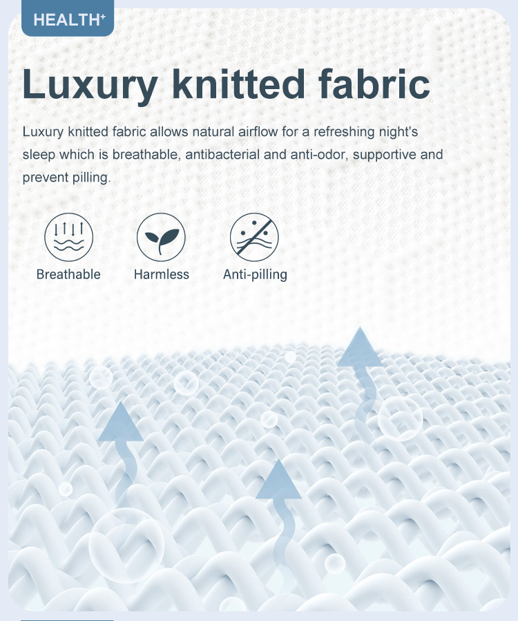 Quality 30MM-02 medium soft 5 zoned support memory foam mattress queen | JLH Mattress 13