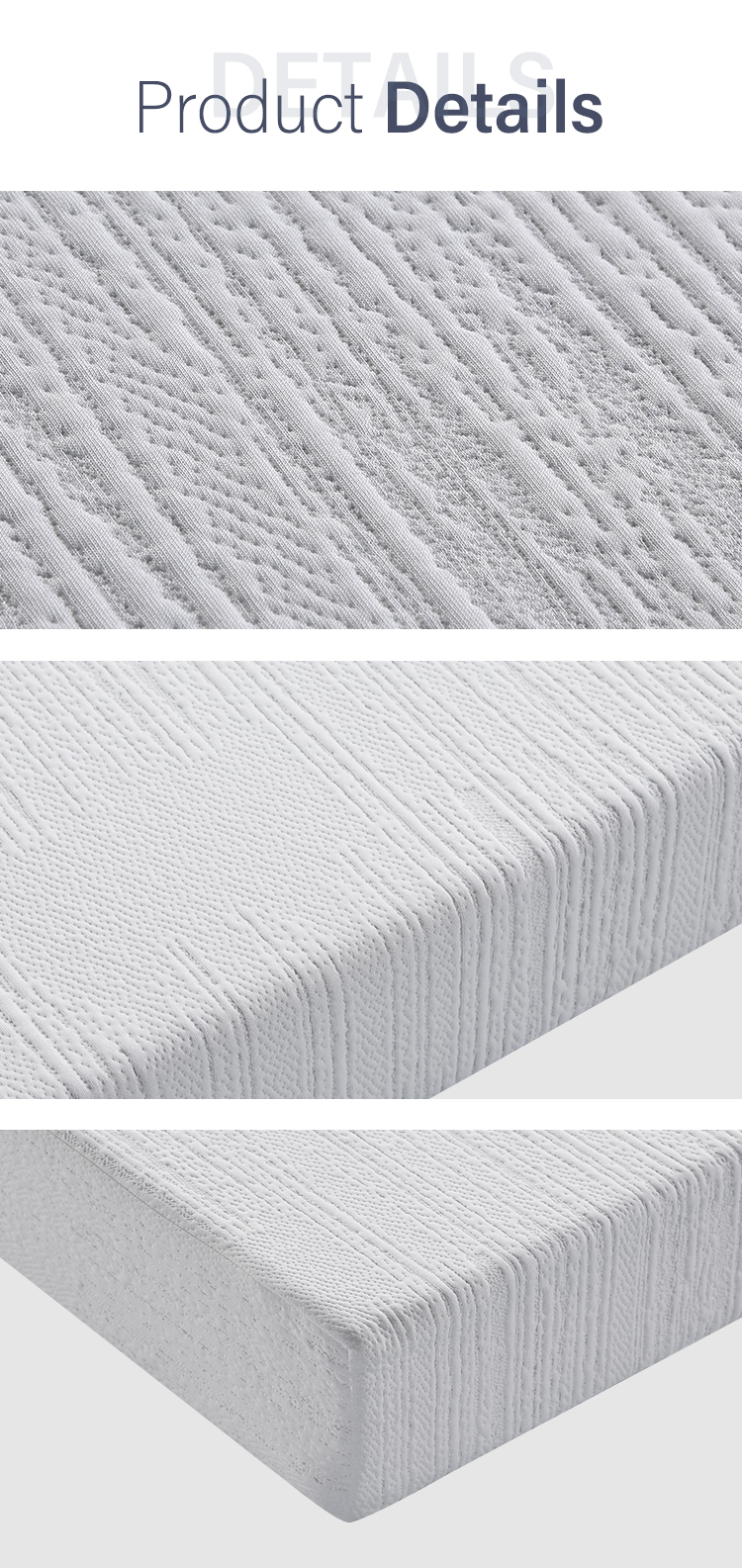 15MM-02 Bedroom furniture matelas manufacturer breathable vacuum roll in carton box 15cm memory foam mattress 18