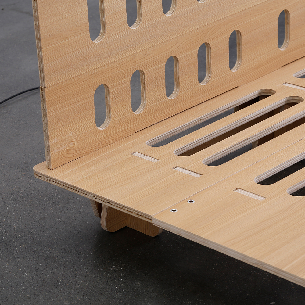 Modern Design Eco-friendly and Sustainable Solid Wood Block Board Wooden Bed Frame Classic Solid Wood Box Bed 10