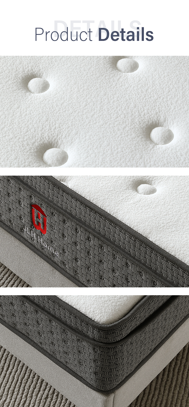 34PB-44 Китайский завод, оптовая продажа, дешевые сжатые матрасы для кровати размера king size, матрасы Matelas в коробке с пружинами карманного типа 18