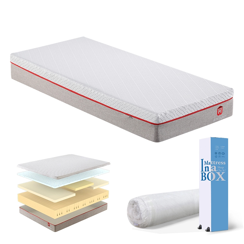 25GM-03 bedding furniture high density sleeping sponge mattress queen size gel memory foam mattresses - JLH Mattress 1