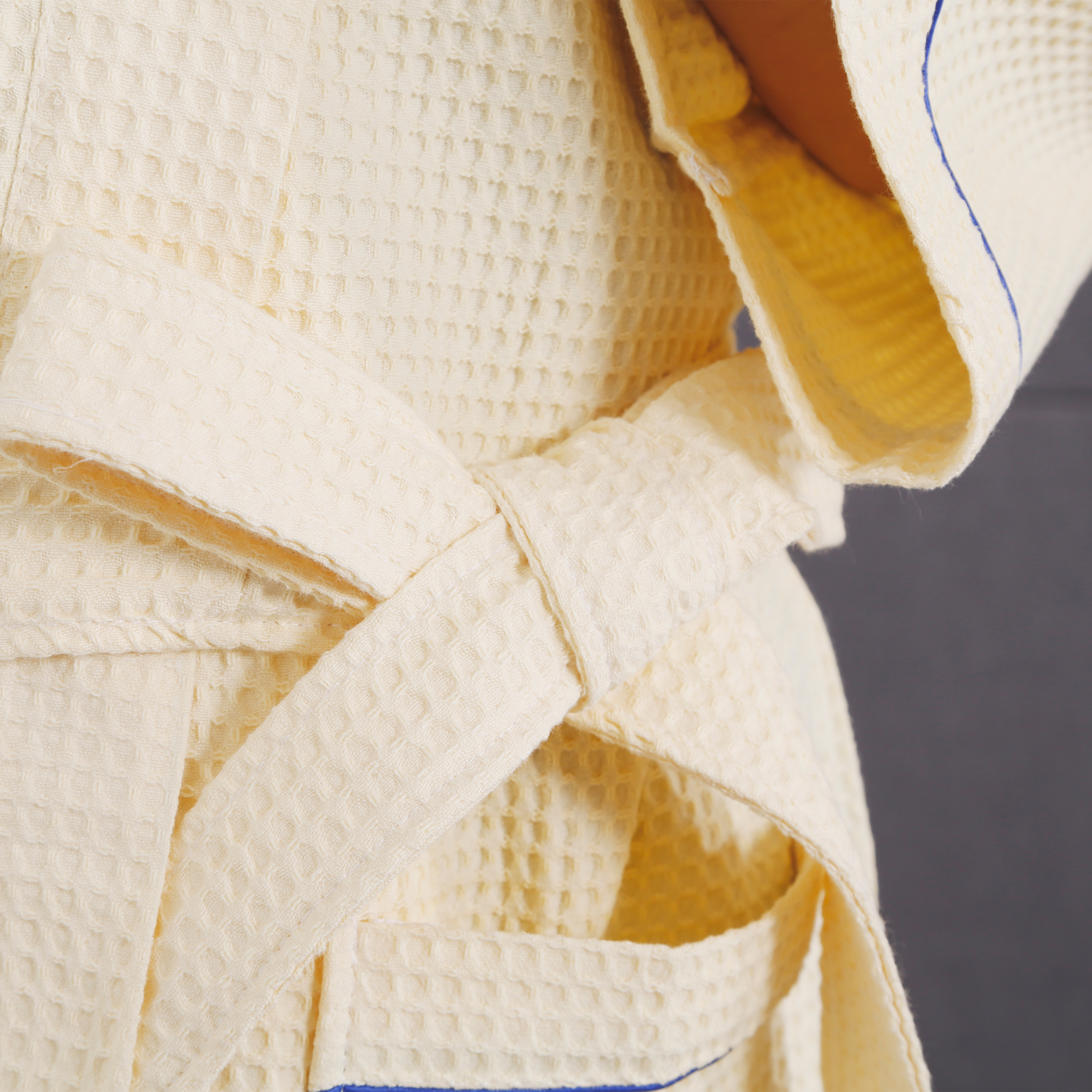 High-end Factory Luxury Five-star Adult Beige Shawl Collar Hotel Bathrobe 12