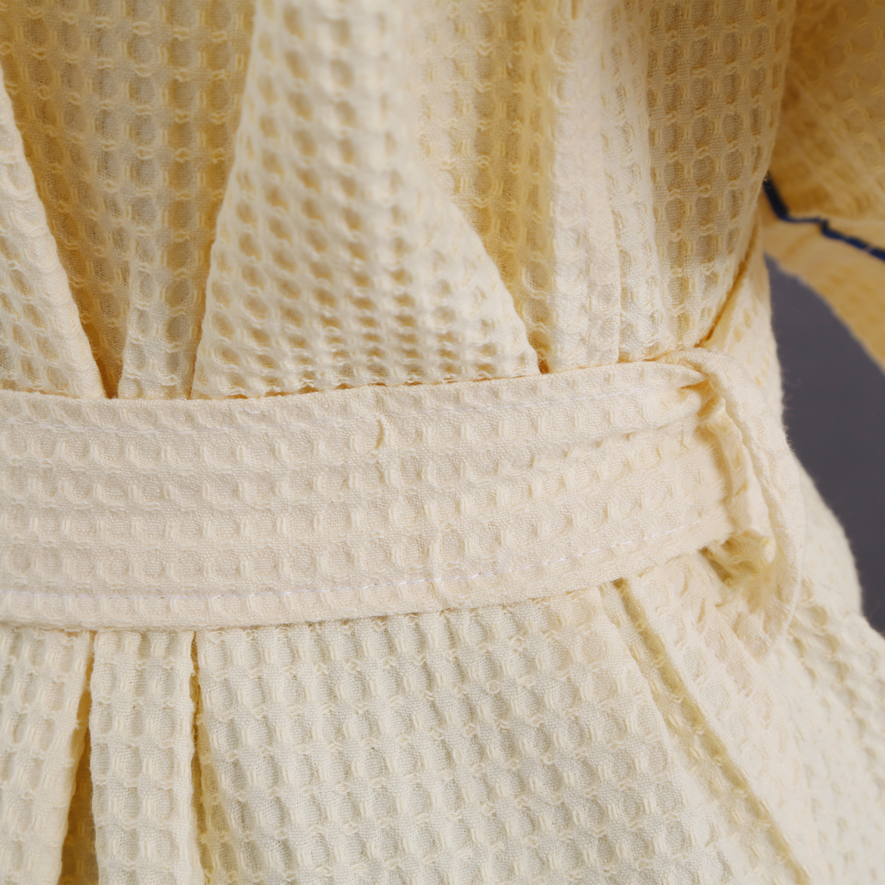 High-end Factory Luxury Five-star Adult Beige Shawl Collar Hotel Bathrobe 11