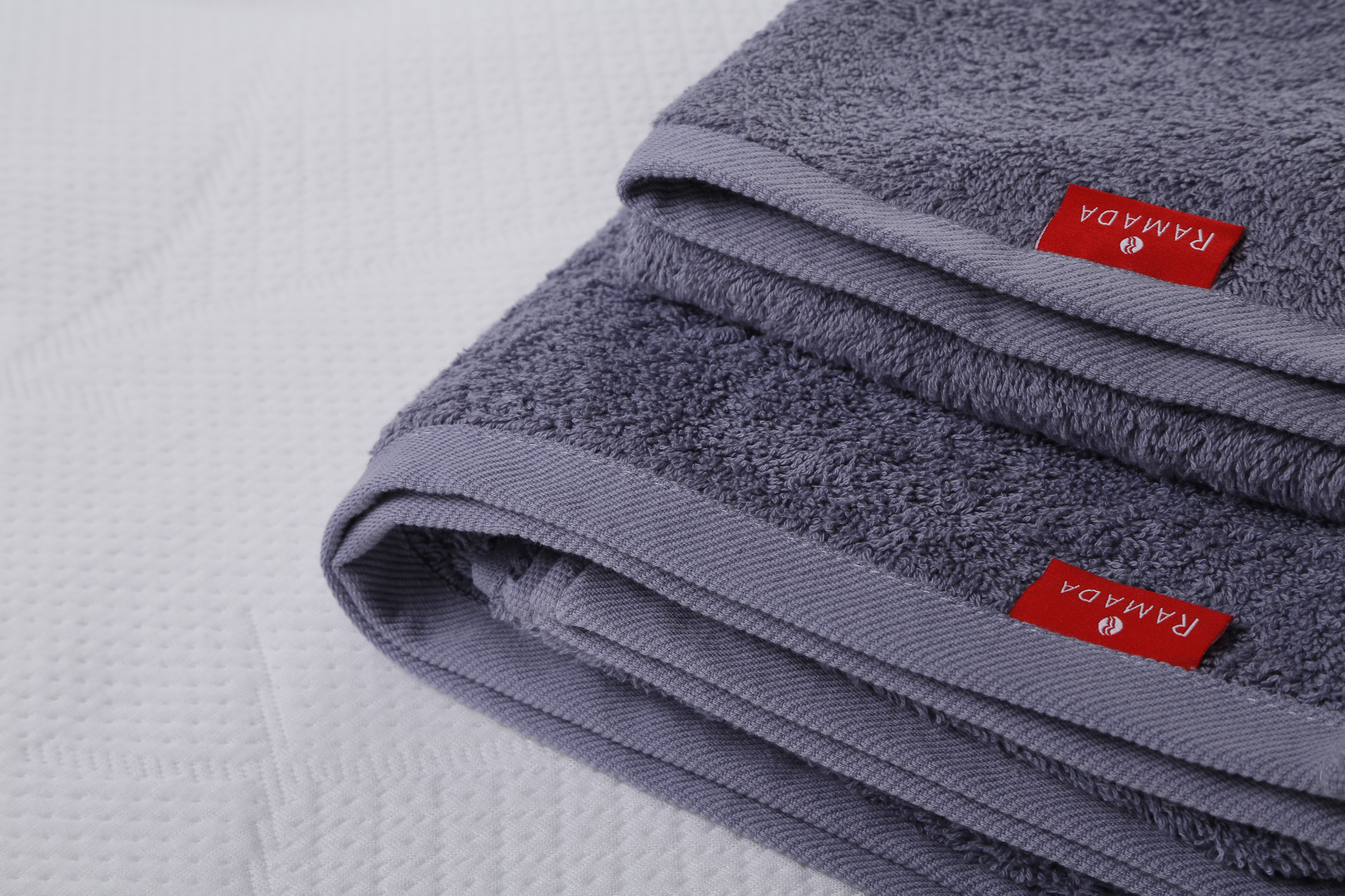 Wholesale 100% Cotton Luxury Border Five Star Hotel Gray Bath Hand Towel SET 9
