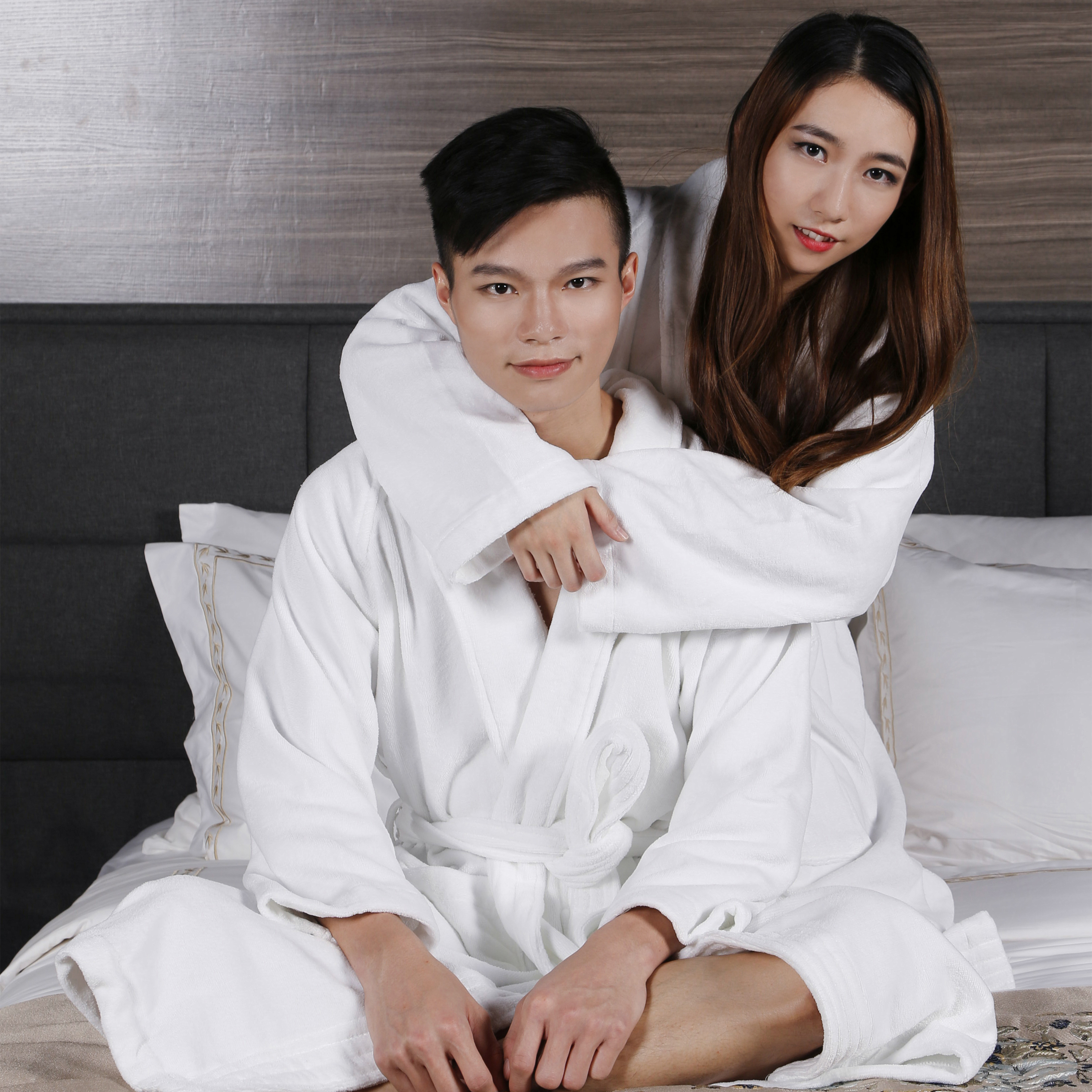 Quality Factory White 6080S 100% Cotton Golden Embroidered Hotel Bedroom Bedding Sheet Set Manufacturer | JLH Mattress 11