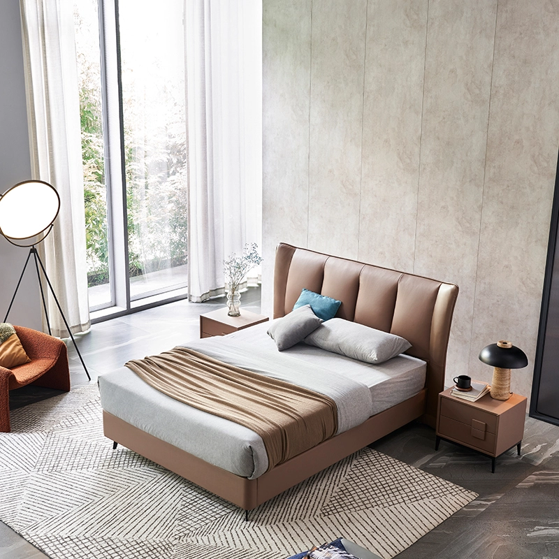 Customized MP2802ZT luxury leather bed manufacturers From China | JLH Mattress 1