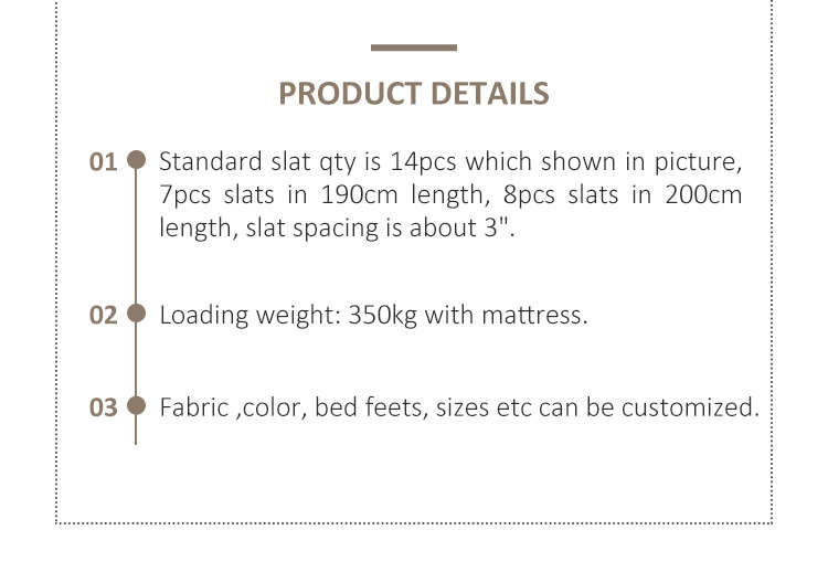 MP2805 Single Double Modern Hot Sale Leather Bed Frame With Headboard 9