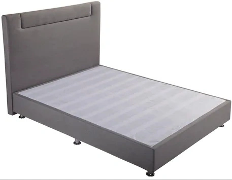 MB9904 Fabric Upholstered Full Bedroom Bed Headboard In Gray 1
