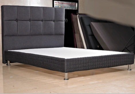 MB3308 أريكة ذات لون مخصص من القماش وألواح رأس السرير وإطار سرير خشبي صلب من الشركة المصنعة | JLH Mattress 1