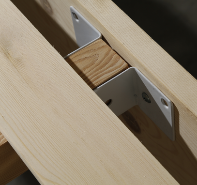 CJ-55 JLH Furniture Wood Frame With Wood Slat Support Grey Quality Beds 9