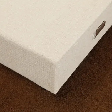 CJ-40 Storage Drawers Trong Wood Slat Support Cushion Backboard Bed 10