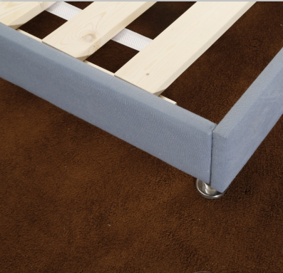 CJ-10 Bedroom Bed Easy Assembly Strong Wood Slat Support 8