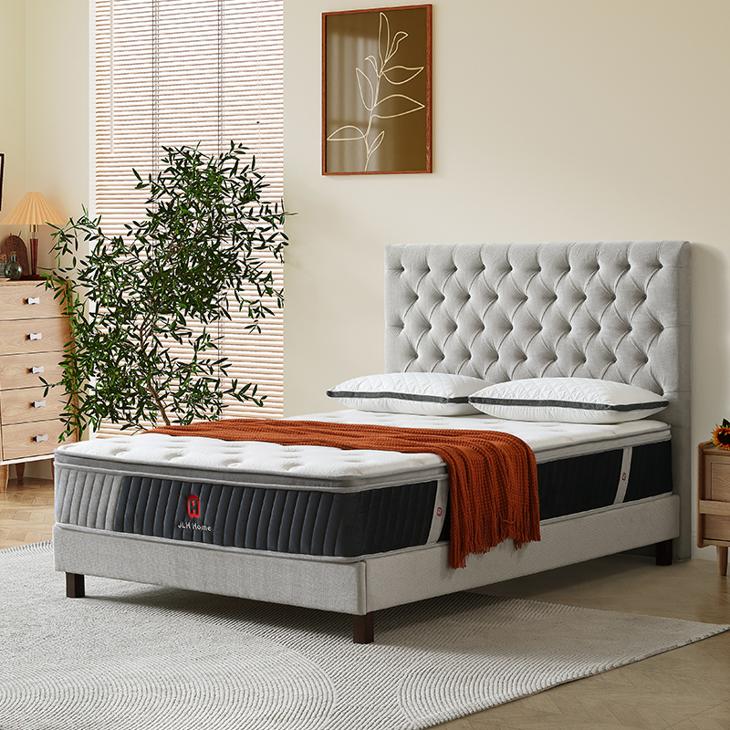 Matelas à ressorts ensachés personnalisé 34PB-43 enroulé dans une boîte, facile à emballer, OEM/ODM, matelas d&39;hôtel double, queen, king size 5