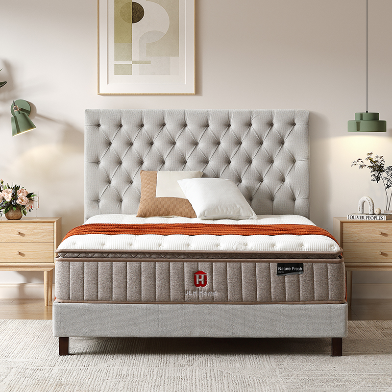 JLH Mattress - Fabricante de colchones enrollables con resortes de 13 pulgadas y bolsas 32PB-28 para hoteles y hogares de Foshan 10