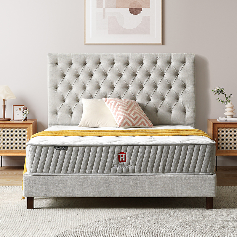 JLH Mattress - Высококачественный трикотажный материал цена FOB гостиничный пружинный матрас 21PB-39 плотный верх матрасы с карманными пружинами 10