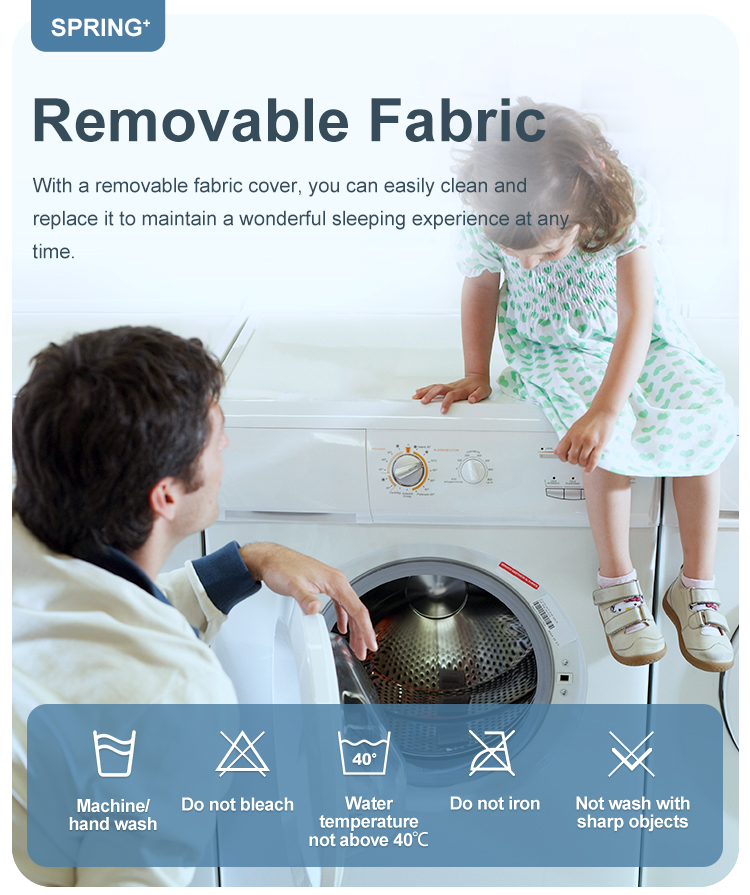 5MT-01 Queen King Size Cool Mattress Furniture Ice Silk Fabric Home or Hotel Bedroom Mattress Topper Memory Foam 10