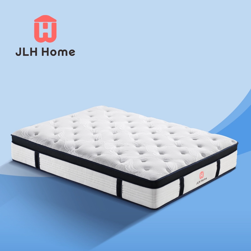 34PA-14 super wholesale memory foam latex pocket spring mattress hotel king size mattress in box 1