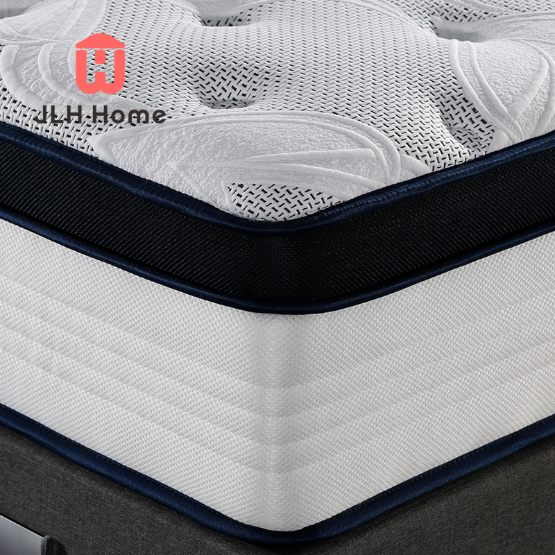 34PA-14 super wholesale memory foam latex pocket spring mattress hotel king size mattress in box 10