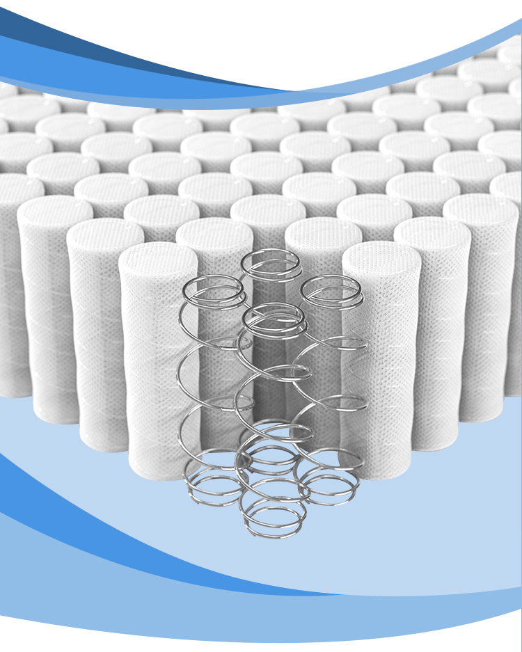 34PA-14 super wholesale memory foam latex pocket spring mattress hotel king size mattress in box 22