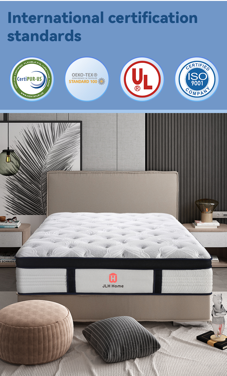 34PA-14 super wholesale memory foam latex pocket spring mattress hotel king size mattress in box 19