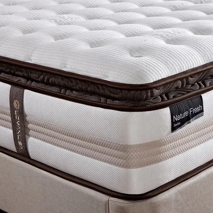 21PA-12 Hypo-allergenic mattress manufacturer luxury king queen size hotel bed pocket spring mattress in a box products 9