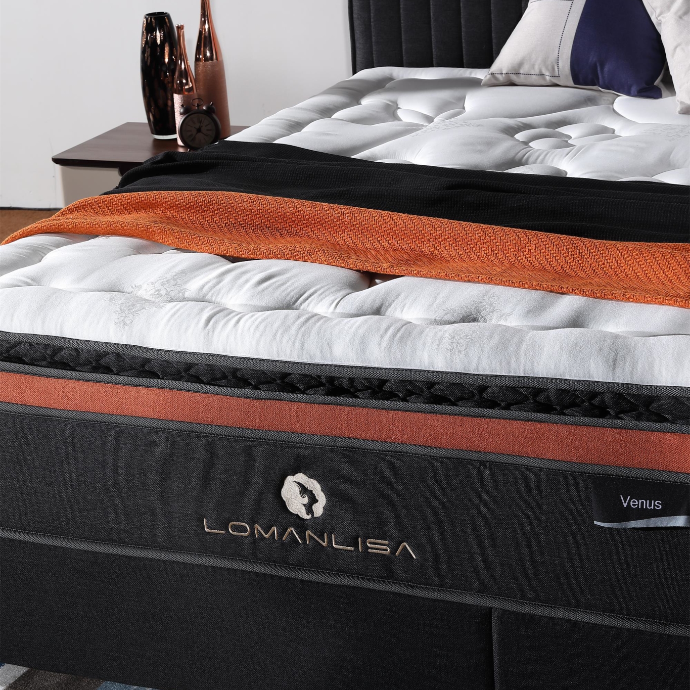 4APA-13 Wholesale Roll Up Pack Queen Size Bonnell Spring Mattress Hotel Quality JLH Factory Direct Mattress 10