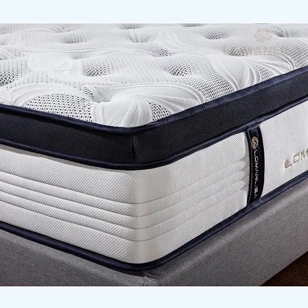 Super Wholesale Sales King Size Mattress Pocket Spring Customizable Memory foam Latex Hotel Mattresses in a Box 9