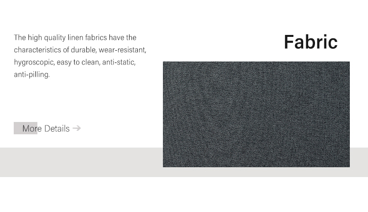 MB3639ZT solid wood frame latest design hotel grey color upholstered bed frame manufacturers From China | JLH Mattress 10