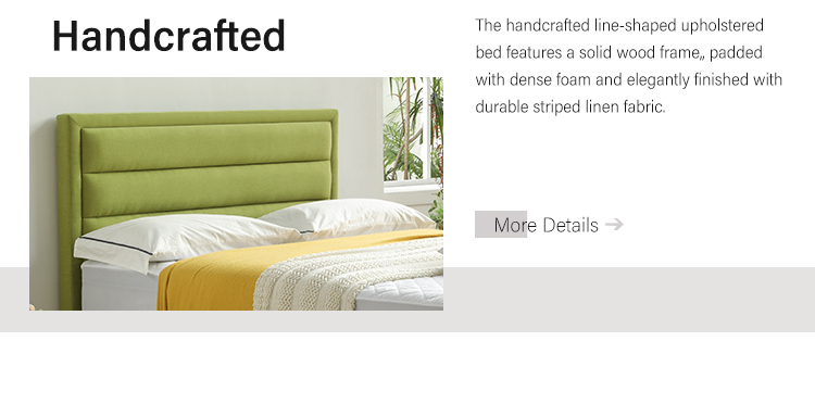 Quality MB3636ZT | Storage Design Line-Shape Upholstered Bed for Middle End Market Manufacturer | JLH Mattress 9