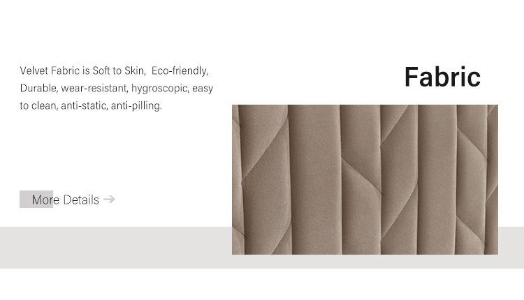 Best MB3635ZT | 2022 Minimalist Leaf shape hotel upholstered bed for adult Milk-Tea Color JLH Mattress Supplier 10