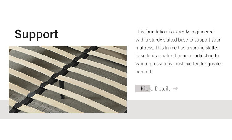 Best MB3635ZT | 2022 Minimalist Leaf shape hotel upholstered bed for adult Milk-Tea Color JLH Mattress Supplier 11