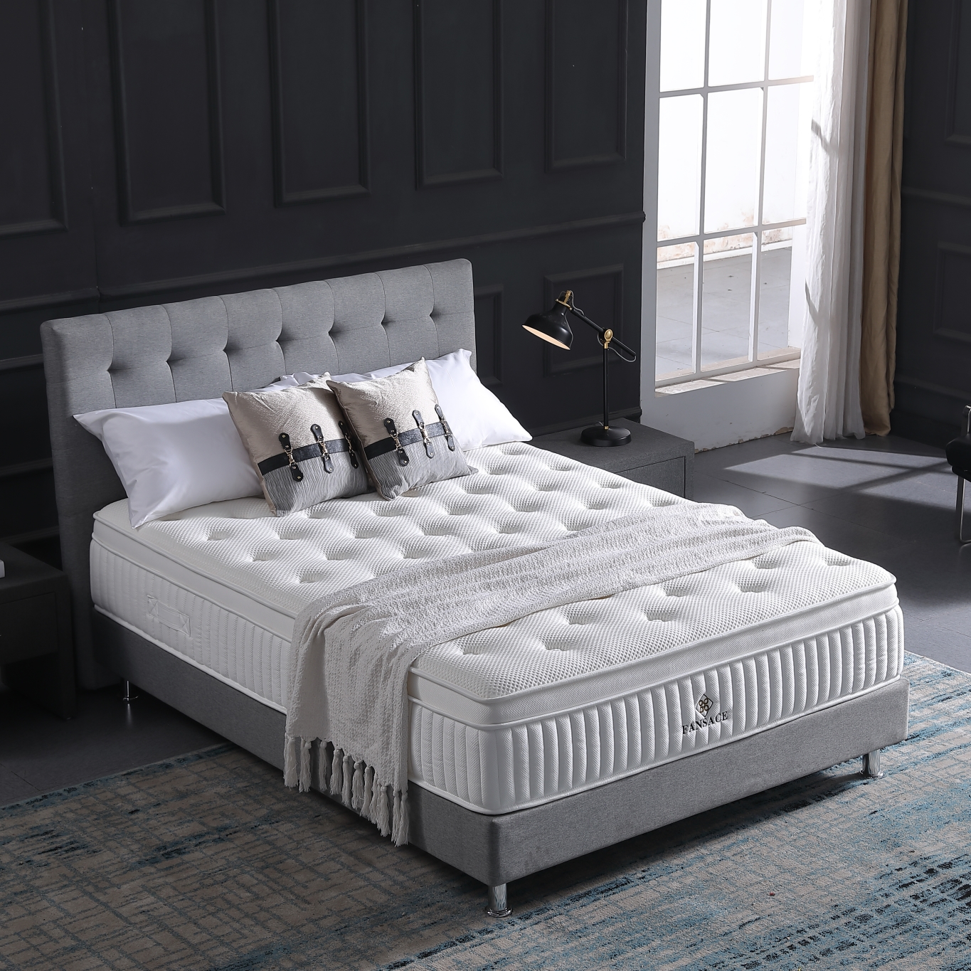 34PA-02 Latex-like memory foam pocket spring bed 6 star hotel mattresses manufacturers From China | JLH Mattress 8