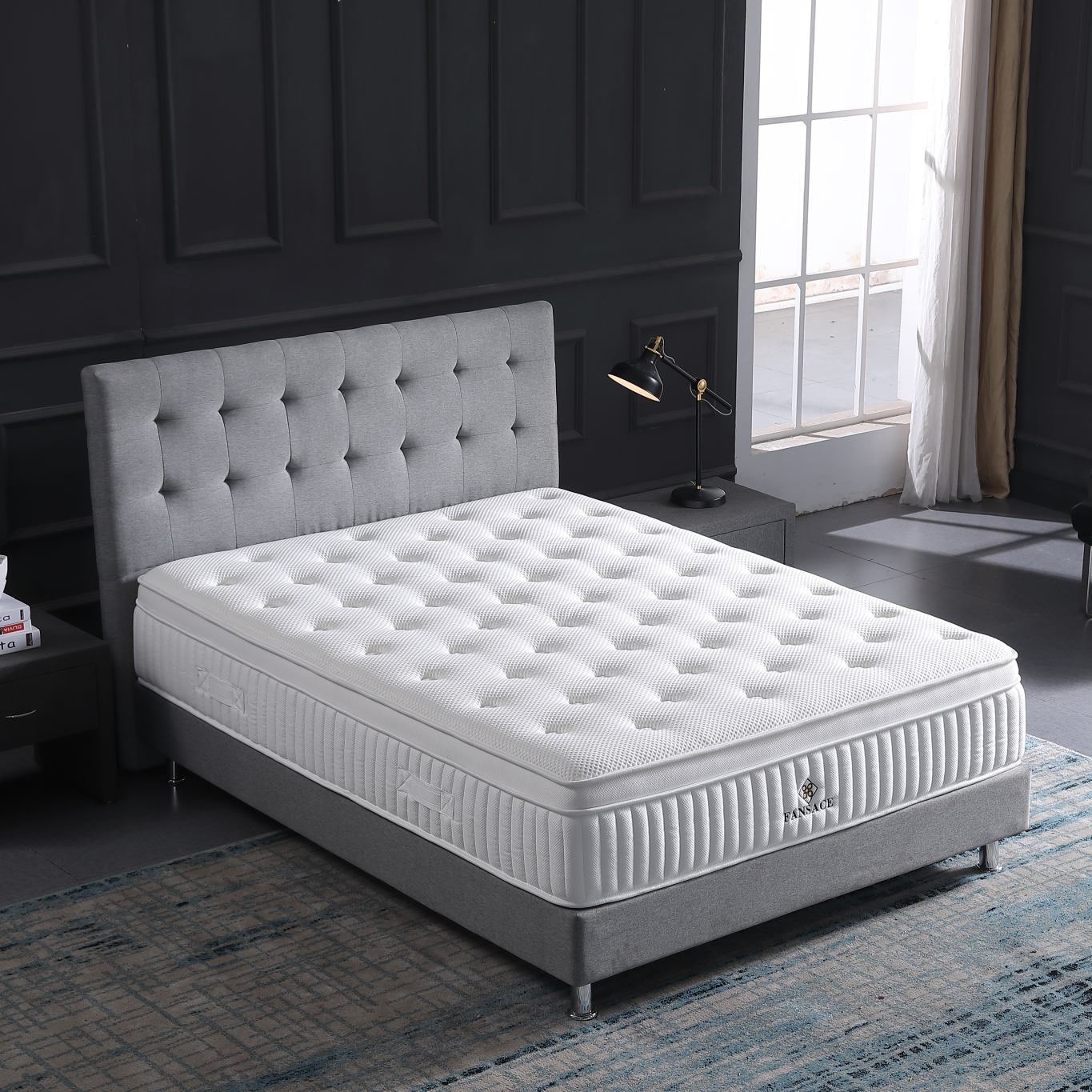 34PA-02 Latex-like memory foam pocket spring bed 6 star hotel mattresses manufacturers From China | JLH Mattress 9