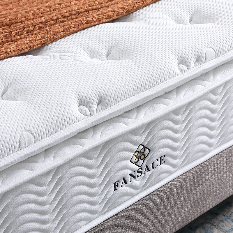 32PA-01 rolled up in box luxury 5 star hotel queen size Hypo-allergenic royal 5 zone pocket spring mattress 21