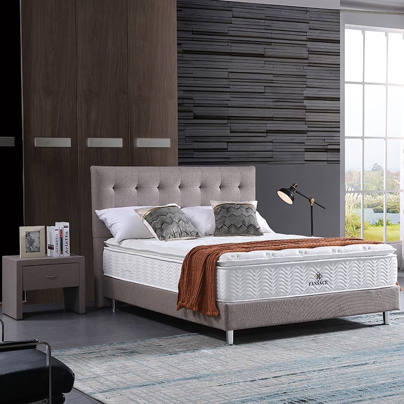 32PA-01 rolled up in box luxury 5 star hotel queen size Hypo-allergenic royal 5 zone pocket spring mattress 20