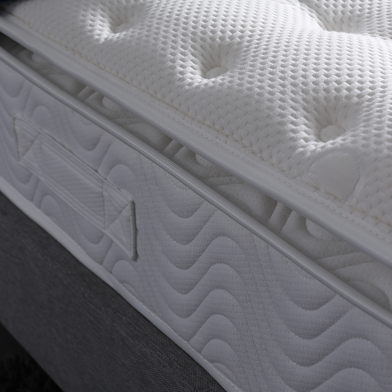 32BA-01 Commercial 4 Star Hotel Furniture Bedroom Sets High Density Soft Foam 100% Natural Latex Pocket Spring Mattress 11