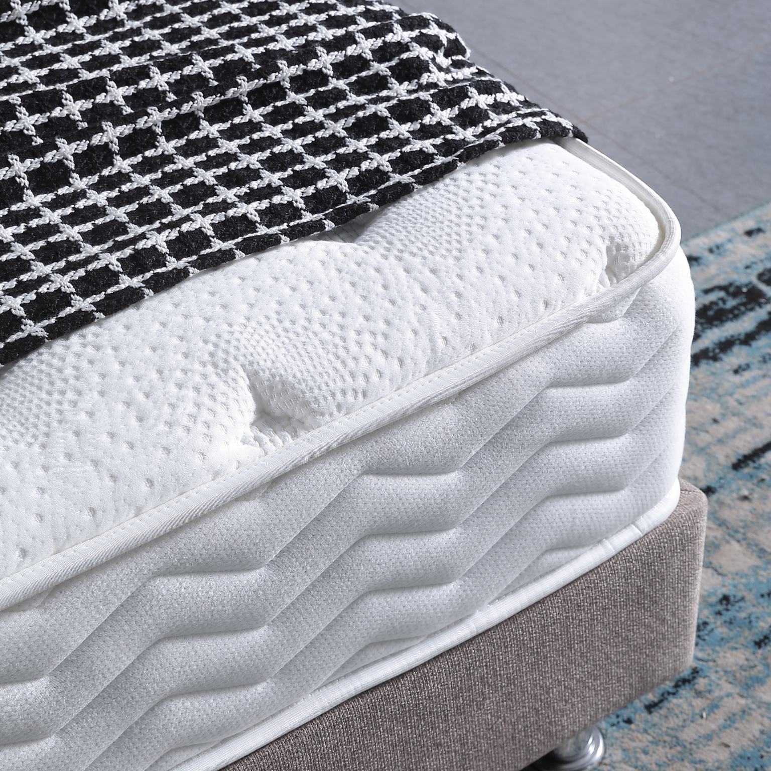 Quality 21BA-02 Sleep in Comfort Fireproof mattress 3 star hotel mattress topper bedroom furniture for sale in the box 10