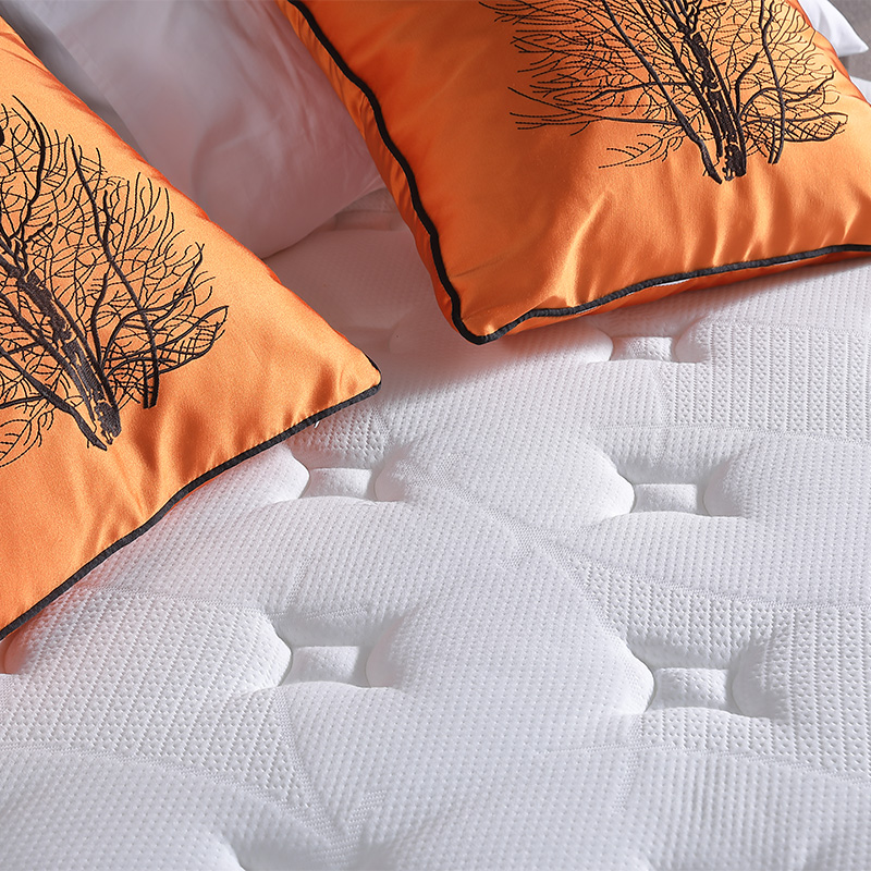 21BA-01Customized Logo queen king single size 4 star hotel mattress fireproof pocket spring mattress manufacturer 10