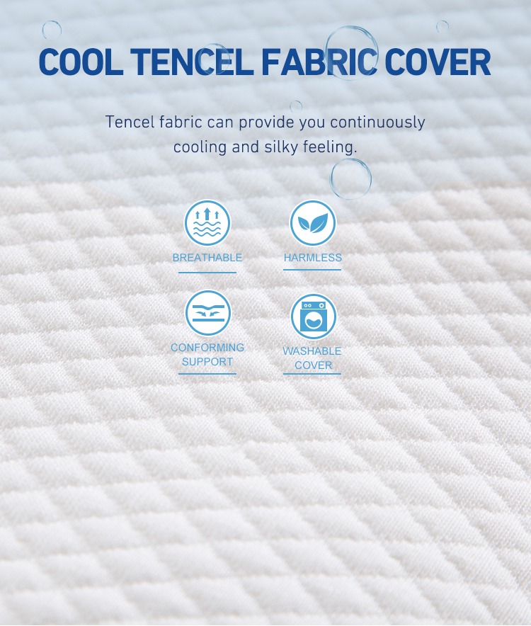 Hot Sleeper Favorite Relief Pressure Двусторонняя бамбуковая подушка для шеи с измельченной охлаждающей подушкой из пены с эффектом памяти с прохладой 15