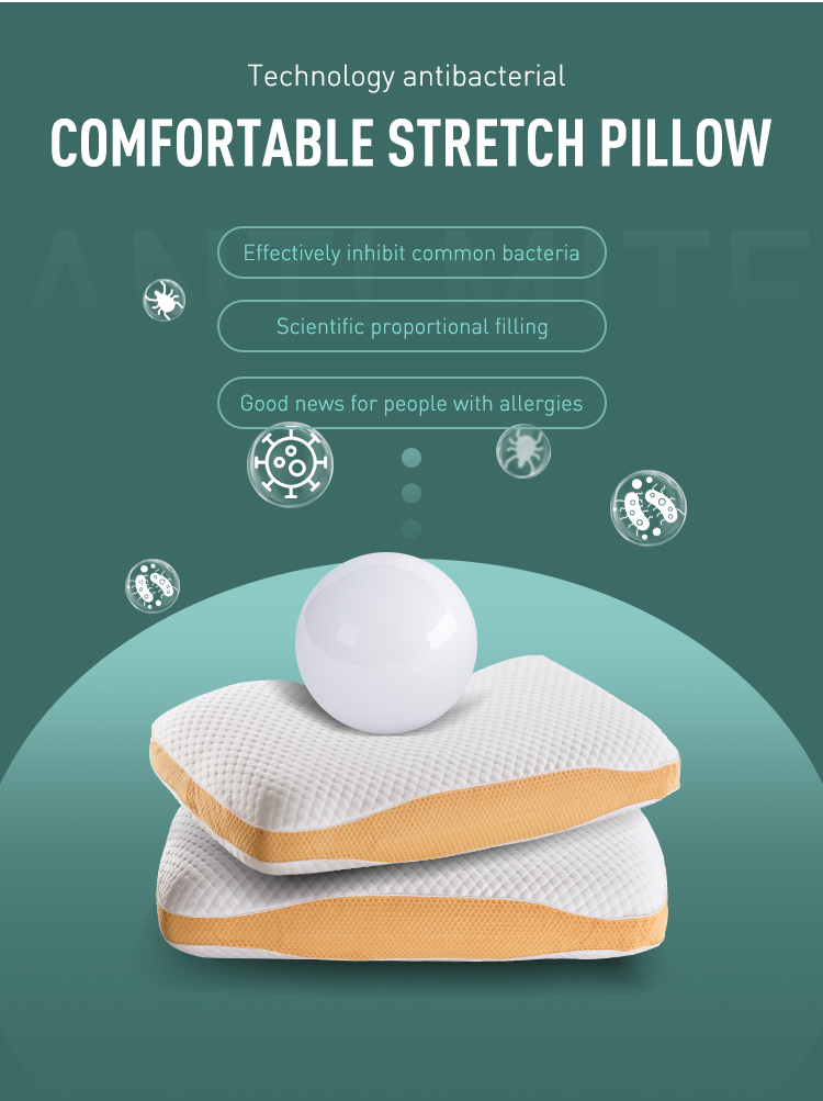 Proveedor de almohadas para dormir cómodas y de espuma suave y muy elásticas con tejido tencel fresco y agradable para la piel para hoteles y clubes para personas mayores 14